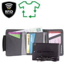 Lifeventure Peněženka Lifeventure RFiD Charger Wallet with power bank, Recycled, G