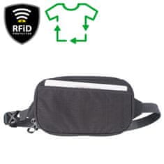 Lifeventure Ledvinka Lifeventure RFID Travel Belt Pouch, Recycled, Grey