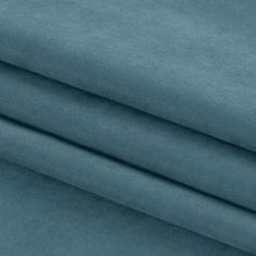 HOMEDE Závěs MILANA klasický flex 7,5 cm s dvojitým záhybem modrý, velikost 140x270