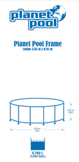 Planet Pool Bazén Planet Pool FRAME ratan - 305 x 91 cm 