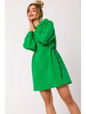 Made of Emotion Dámské mikinové šaty Estrilla zelená L