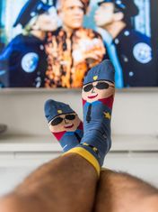 Hesty Socks unisex ponožky Cope modré 39-42