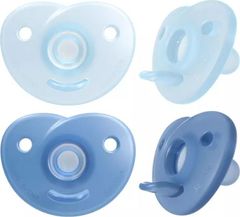 Philips AVENT AVENT Silikonový dudlík Soothie, modrá, 0-6 m