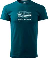 Hobbytriko Tričko s autobusem - Ředitel autobusu Barva: Černá (01), Velikost: 2XL