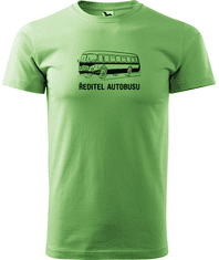 Hobbytriko Tričko s autobusem - Ředitel autobusu Barva: Černá (01), Velikost: 2XL