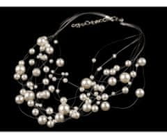 Kraftika 1ks erlová perlový náhrdelník / perlová motanice