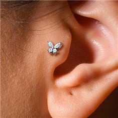 SPERKY4U Labreta / helix / tragus piercing - motýlek