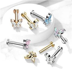 SPERKY4U Labreta / helix / tragus piercing - motýlek