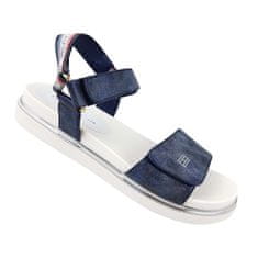 Tommy Hilfiger Sandály tmavomodré 35 EU Platform Velcro