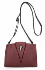 David Jones Bordová matná dámská crossbody kabelka 5853-1