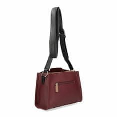 David Jones Bordová matná dámská crossbody kabelka 5853-1