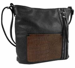 Kraftika Dámská crossbody kabelka s čelní kroko kapsičkou f-014