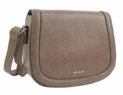 Kraftika Šedohnědá oblá crossbody dámská kabelka v hadím designu new