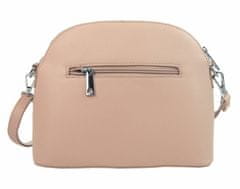 Kraftika Růžová crossbody dámská kabelka s čelní kapsou