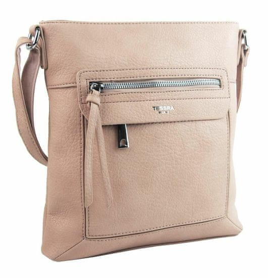 Kraftika Crossbody dámská kabelka pastelová růžová 5593-ts