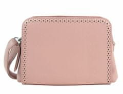 BELLA BELLY Růžová crossbody dámská kabelka se dvěma oddíly