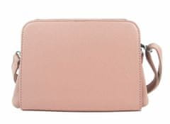 BELLA BELLY Růžová crossbody dámská kabelka se dvěma oddíly