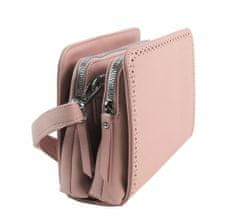 BELLA BELLY Růžová crossbody dámská kabelka se dvěma oddíly