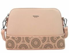 Kraftika Růžová elegantní menší crossbody dámská kabelka 5237-ts