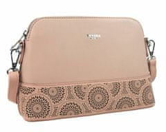 Kraftika Růžová elegantní menší crossbody dámská kabelka 5237-ts