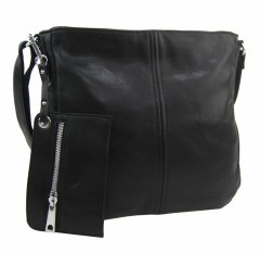 BELLA BELLY Černá dámská středně velká crossbody kabelka 1911-bb