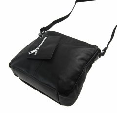 BELLA BELLY Černá dámská středně velká crossbody kabelka 1911-bb