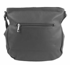 BELLA BELLY Šedá středně velká crossbody dámská kabelka 5049-bb