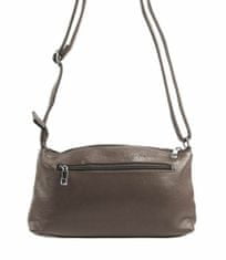 Kraftika Podélná menší dámská crossbody kabelka h0515 šedohnědá