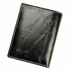 Buffalo Wild Černá pánská kožená peněženka v krabičce