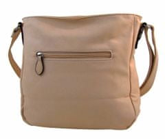 BELLA BELLY Meruňkově hnědá dámská středně velká crossbody kabelka