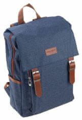 Rovicky Modrý batoh s klopou pro notebook do 15,6 palce