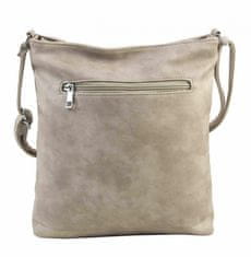 Kraftika Hnědo-béžová crossbody dámská kabelka fb1913