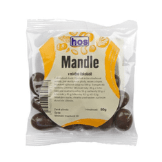 HOS Mandle v mléčné čokoládě 80g