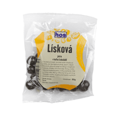 HOS Lísková jádra v hořké čokol. 80g