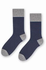 Amiatex Pánské ponožky + Ponožky Gatta Calzino Strech, tmavě modrá, 45/47