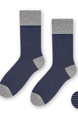 Amiatex Pánské ponožky + Ponožky Gatta Calzino Strech, tmavě modrá, 45/47