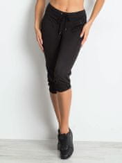 Kraftika Capri černá s kulisou na kalhotách, velikost xs