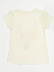 Kraftika Ecru tričko pro dívky s barevným kuřecím masem, velikost 92