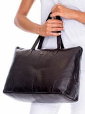 CEDAR Kožená taška na ruce černá
