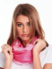 Kraftika Tmavě růžový šátek s lesklou nití