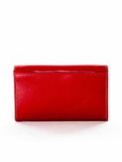 Lorenti Dámská kabelka červená s dekorativním lemem