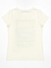 Kraftika Dívčí tričko s nápisem ecru, velikost 116
