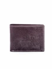 CEDAR Pánská černá peněženka z pravé kůže