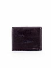CEDAR Kožená peněženka černá s kulatým reliéfem