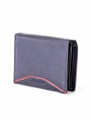Wild Kožená černá peněženka s červeným lemem