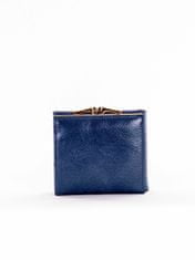 CEDAR Modrá malá peněženka elegantní se sponou na biegel
