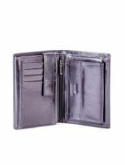 Rovicky Pánská černá kožená peněženka s reliéfem, 2016101364017
