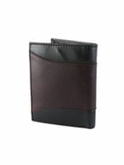 CEDAR Pánská kožená peněženka hnědá s černými moduly