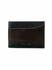 CEDAR Pánská kožená peněženka hnědá a černá bez spony