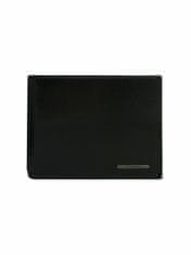 CEDAR Klasická kožená peněženka pro muže černá